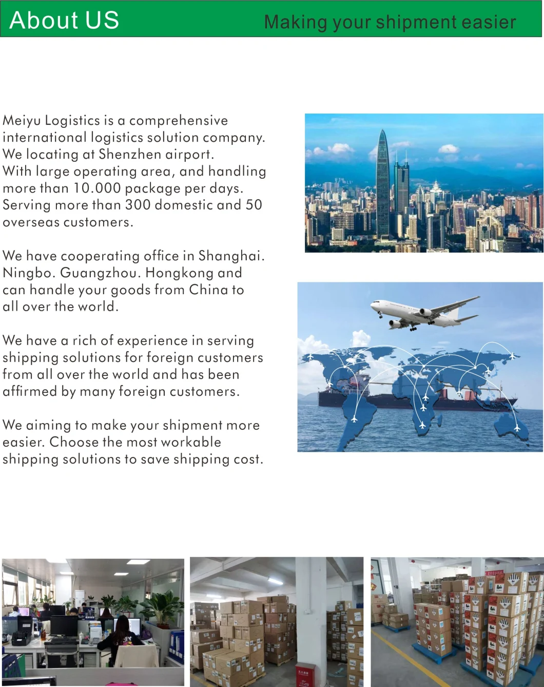 Amazon Fba to Us/Mexico/Canada Shenzhen Air Shipping Agent with Good Service and Rates